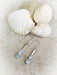 Double Blue Topaz Swirl Dangles | Sterling Silver Earrings | Light Years