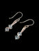 Double Blue Topaz Swirl Dangles | Sterling Silver Earrings | Light Years