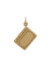 Bronze Book Necklace | Gold Vermeil Bronze Chain Charm Pendant | Light Years