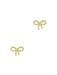 CZ Crystal Bow Posts | Gold Plated Studs Earrings | Light Years Jewelry