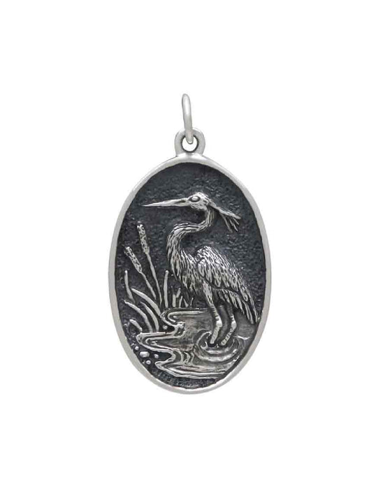 Heron in Pond Necklace