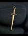 Bronze Sword Necklaces | Bronze Gold Vermeil Dagger Knife | Light Years Jewelry