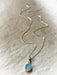 Australian Opal Doublet Necklace | Sterling Silver Chain Pendant | Light Years