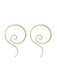 Swirl Hoop Earrings | 14k Gold Filled Ear Threads | Light Years
