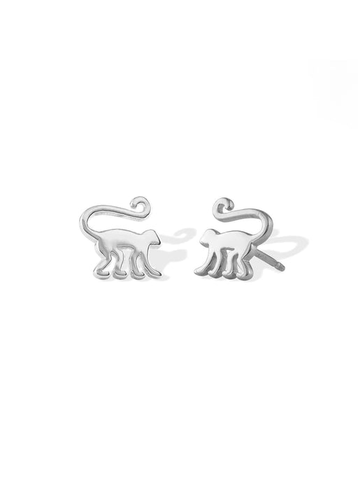 Monkey Posts by boma | Sterling Silver Studs Earrings | Light Years