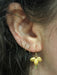 Gold Leaf & Bead Charm Earrings | 14kt Gold Filled Dangles | Light Years