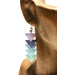 Ombre Triangle Statement Earrings | Purple, Blue, Teal | Light Years