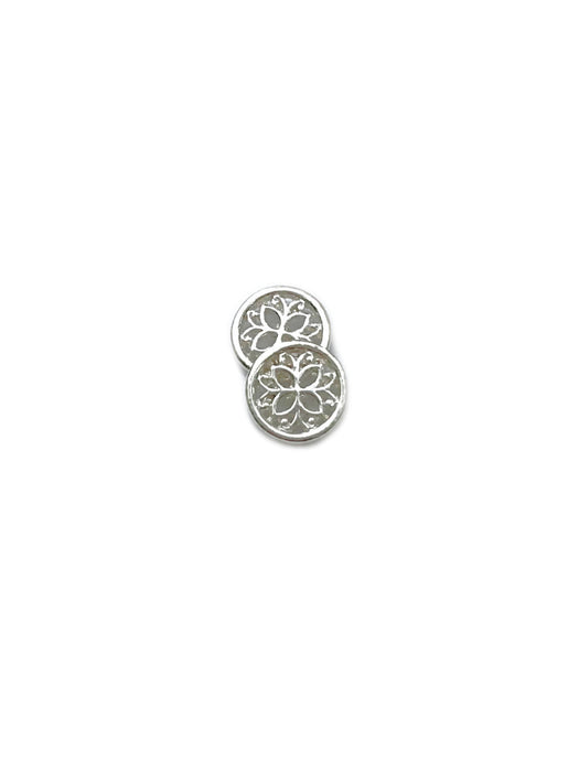 Round Filigree Posts | Sterling Silver Studs Earrings | Light Years