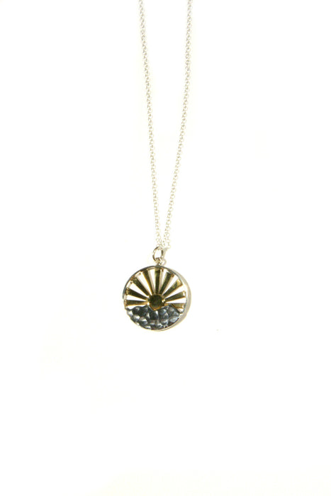 Sunrise Necklace, $42 | Sterling Silver & Bronze | Light Years Jewelry