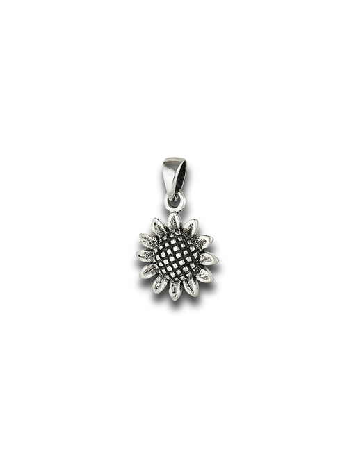 Sunflower Pendant | Sterling Silver Necklace | Light Years Jewelry