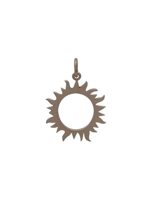 Golden Sun Necklace | Gold Vermeil Pendant Chain | Light Years Jewelry