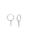 Spike Dangle Hoops by boma | Sterling Silver Earrings | Light Years Jewelry