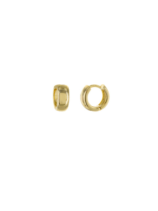 9mm Small Huggie Hoops | Gold Plated Earrings | Light Years Jewelry 