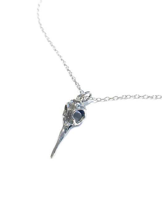 Hummingbird Skull Necklace | Sterling Silver Chain Pendant | Light Years