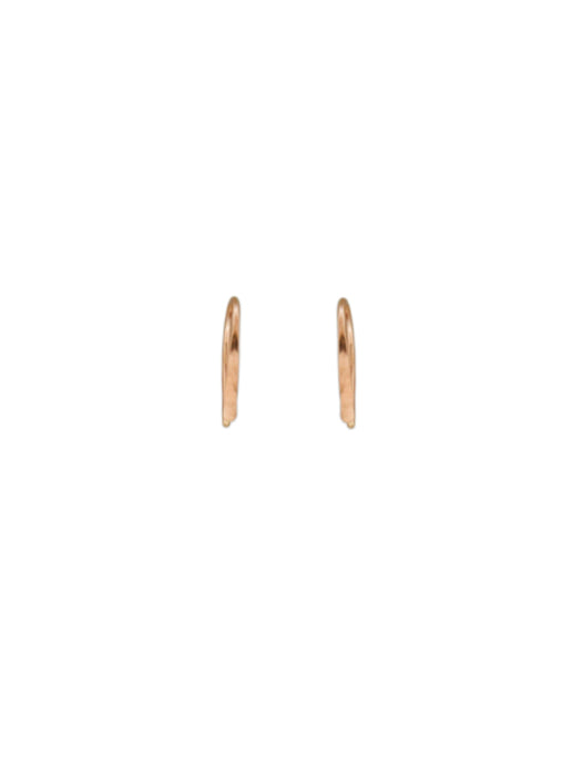 Hammered  Ear Threads | Sterling Silver Rose Gold Filled | Light Years