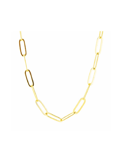 Chunky Paperclip Chain Necklace | Gold Plated | Light Years Jewelry