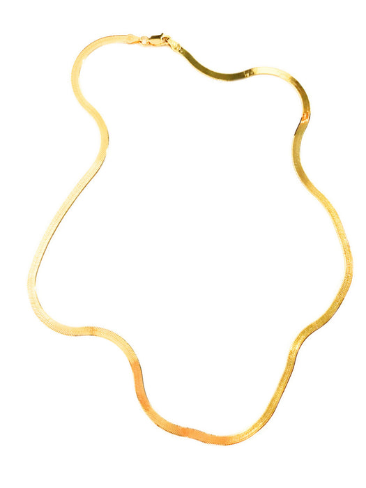 Gold Vermeil Herringbone Chain
