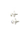 Gemstone Hexagon Posts | Sterling Silver Studs Earrings | Light Years