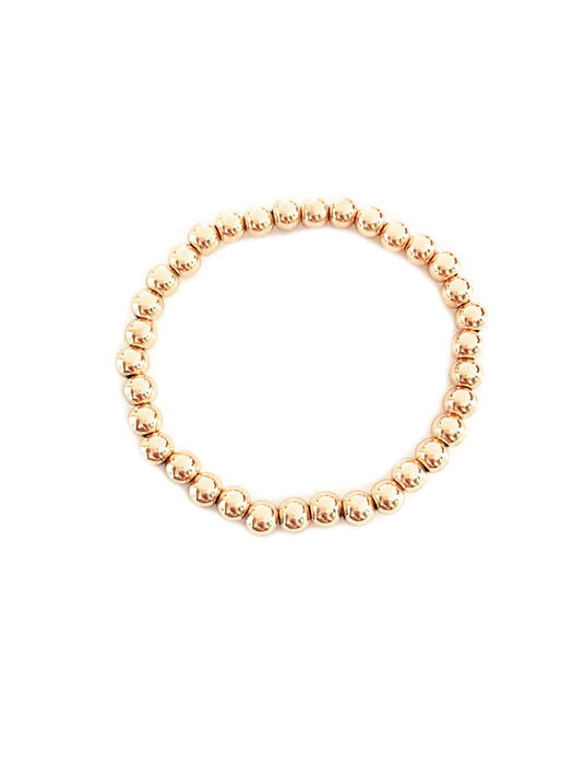 Ball Beaded Stretch Bracelet Set | Gold Plated | Light Years Jewelry