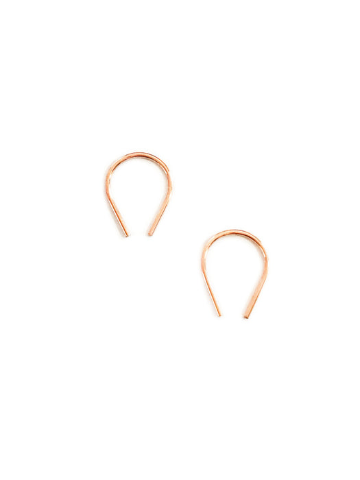 Minimalist Ear Threads | Rose Gold Filled Niobium | Light Years