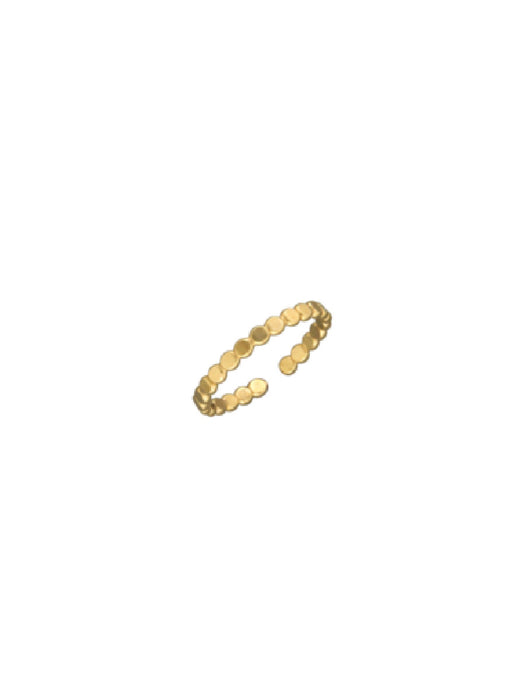 Dot Band Toe Ring | 14kt Gold Filled USA Made | Light Years Jewelry