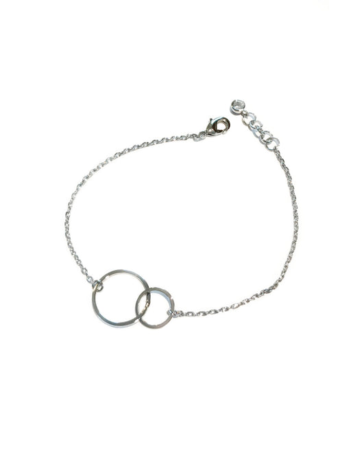 Linked Rings Bracelet | Gold Silver Plated Chain | Light Years Jewelry