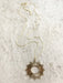 Blazing Sun Necklace | 14kt Vermeil Chain Bronze Pendant | Light Years