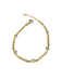 Bezel CZ Chain Bracelet | 14kt Gold Vermeil Chain Link | Light Years