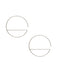 Horizon Geometric Hoop Earrings | Sterling Silver | Light Years Jewelry