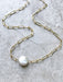Coin Pearl & Link Chain Necklace | Gold Plated Fashion | Light Years