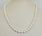 7mm Knotted Pearl Strand Necklace | Sterling Silver Clasp | Light Years