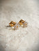 CZ Star Flower Posts | Silver Gold Plated Studs Earrings | Light Years