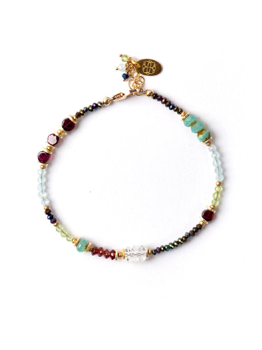 Vineyard Stone Collage Bracelet by Anne Vaughan | Light Years Jewelry