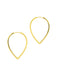 Teardrop Huggie Hoops | Gold Plated Earrings | Light Years Jewelry