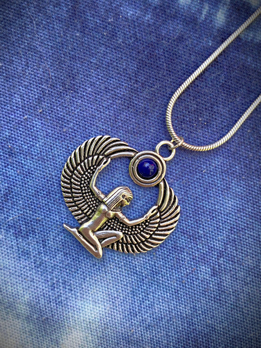 Silver Winged Isis Necklace by Museum Reproductions | Light Years Jewelry