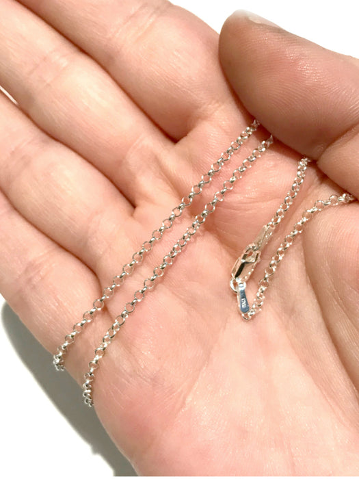 Sterling Silver Rolo Chain | 18” 20” Necklace | Light Years Jewelry