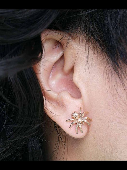 Bronze Spider Posts | Sterling Silver Studs Earrings | Light Years Jewelry