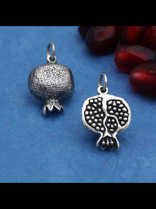 Pomegranate Necklace | Sterling Silver Pendant Chain | Light Years Jewelry