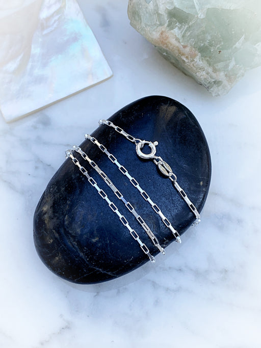 Long Box Chain | Sterling Silver Necklace | Light Years Jewelry