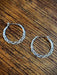 Dainty Weave Handmade Hoops | Sterling Silver Earrings | Light Years Jewelry