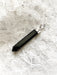 Long Crystal Point Pendant | Black Onyx | Sterling Silver Gemstone Necklace | Light Years
