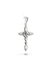 Woven Celtic Heart Cross Pendant | Sterling Silver | Light Years Jewelry