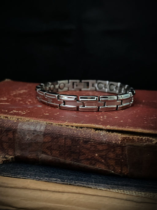Classic Linked Steel Bracelet | Stainless Links | Light Years Jewelry