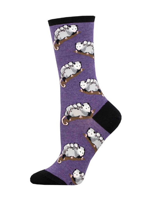 Opossum Posse Women's Crew Socks | Gifts & Accessories | Light Years