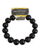 12MM Gemstone Stretch Bracelets | Black Obsidian Stone Stacking | Light Years