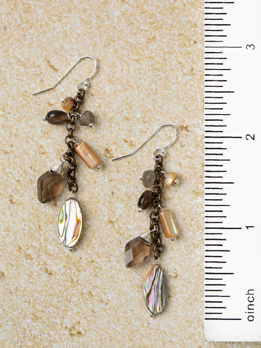 Dunes Gemstone Cascade Dangles by Anne Vaughan | Sterling Silver | Light Years