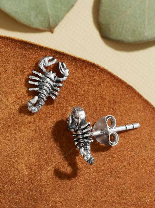 Scorpion Posts | Sterling Silver Studs Earrings | Light Years Jewelry