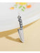 Kitchen Knife Necklace | Sterling Silver Pendant Chain Charm | Light Years Jewelry