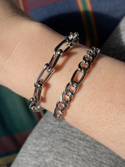 Stainless Steel U Link Bracelet | Gold Plated Fashion Chain | Light Years