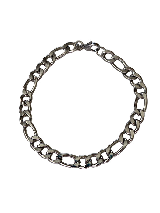 Stainless Steel Figaro Bracelet | Men's Women's Chain Links | Light Years